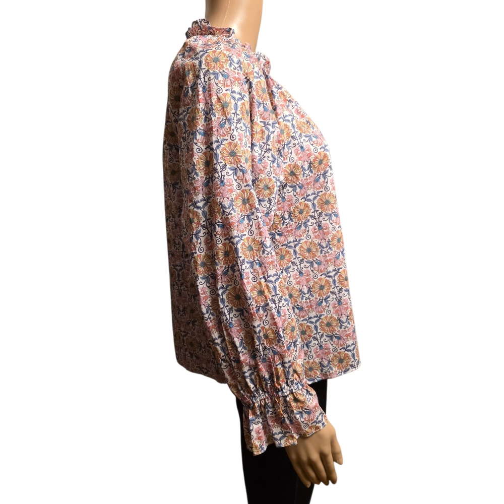 J. Crew Floral Print Women's Blouse Size S Nwt - Picture 6 of 15